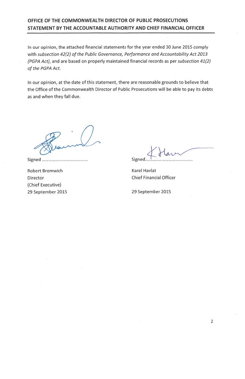 Independent Audit Report 2014–2015