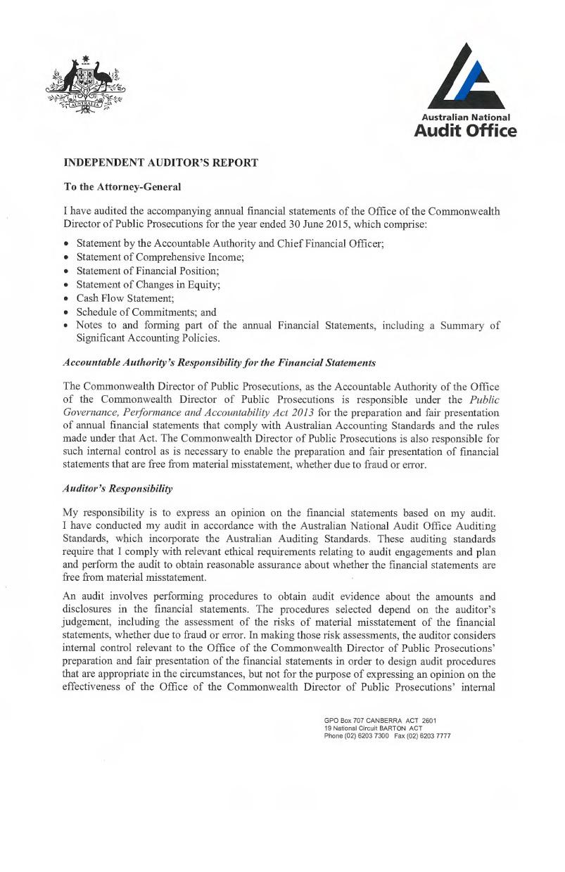 Independent Audit Report 2014–2015