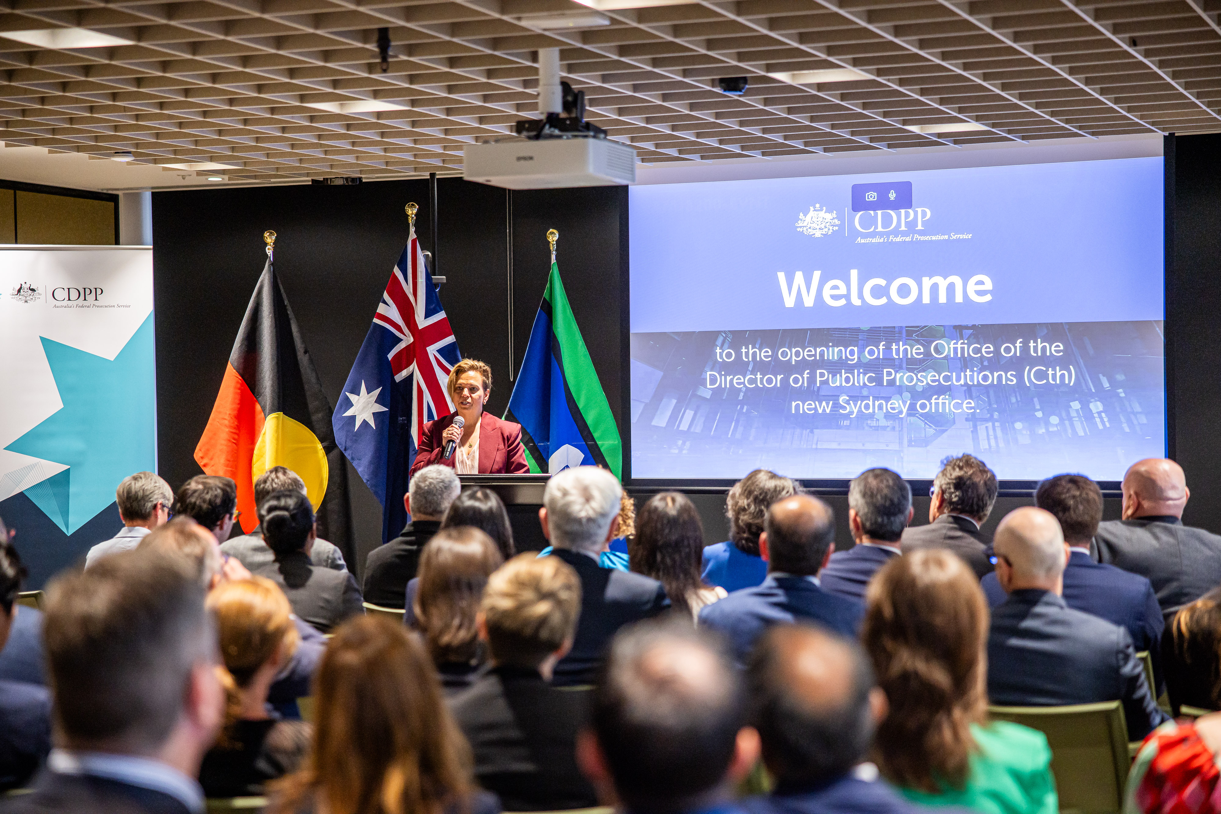 Attorney-General speaking at the Sydney opening